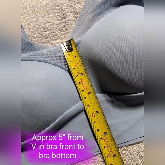 Size Small BNWT, light blue pullover, wide strap style bra - Picture 6 of 11